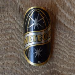 Steuerkopfschild Meteor, 30-50er Jahre, Originalschild aus Sammlungsbestand 