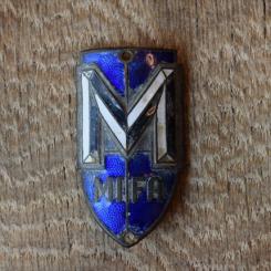 Steuerkopfschild Mifa, 30-50er Jahre, Originalschild aus Sammlungsbestand 