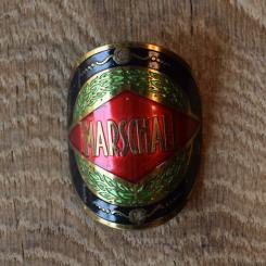 Steuerkopfschild Marshall, 30-50er Jahre, Originalschild aus Sammlungsbestand 