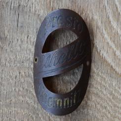 Steuerkopfschild Presto Othello, 20er Jahre, Originalschild aus Sammlungsbestand 