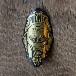 Steuerkopfschild Phönix, 50er Jahre, Originalschild aus Sammlungsbestand 