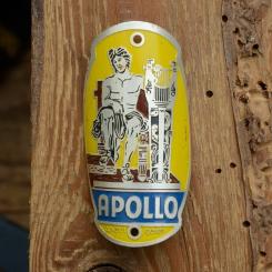 Steuerkopfschild  APOLLO, 30-50er Jahre, Originalschild aus Sammlungsbestand 