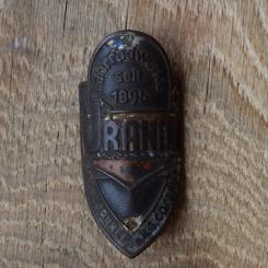 Steuerkopfschild  AUTOMOTO, Frankreich, 30-50er Jahre, Originalschild aus Sammlungsbestand 