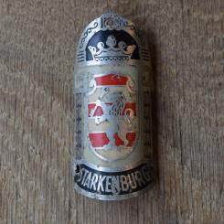 Steuerkopfschild Starkenburg Bauer-Werk, 30er Jahre, Originalschild aus Sammlungsbestand 