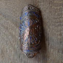 Steuerkopfschild Stern, 20-30er Jahre, Originalschild aus Sammlungsbestand 