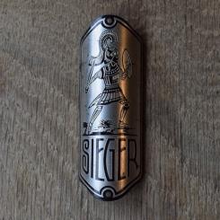 Steuerkopfschild Sieger, 30-50er Jahre, Originalschild aus Sammlungsbestand 