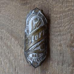 Steuerkopfschild Stern, 30er Jahre, Originalschild aus Sammlungsbestand 