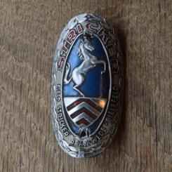 Steuerkopfschild Stricker, 50er Jahre, Originalschild aus Sammlungsbestand 