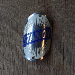 Steuerkopfschild Stadion, 50er Jahre, Originalschild aus Sammlungsbestand 