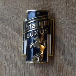 Steuerkopfschild Staiger Luxus, 60er Jahre, Originalschild aus Sammlungsbestand 