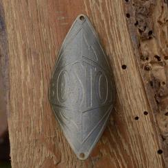 Steuerkopfschild BOSTON, 30-50er Jahre, Originalschild aus Sammlungsbestand 