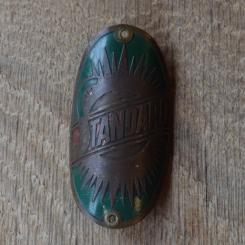 Steuerkopfschild Standard, 20-30er Jahre, Originalschild aus Sammlungsbestand 