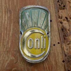 Steuerkopfschild CONTI, 30-50er Jahre, Originalschild aus Sammlungsbestand 