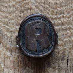 Steuerkopfschild Rabeneick, 30-40er Jahre, Originalschild aus Sammlungsbestand 