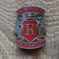 Steuerkopfschild Rabeneick, 50er Jahre, Originalschild aus Sammlungsbestand 