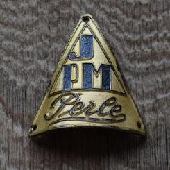 Steuerkopfschild Perle, 30er Jahre, Originalschild aus Sammlungsbestand 