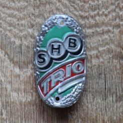 Steuerkopfschild SHB Trio, 50er Jahre, Originalschild aus Sammlungsbestand 