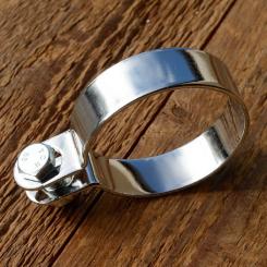 Auspuffhalteschelle, verchromt, "für Auspufftopf SACHS 50er", D=50mm 