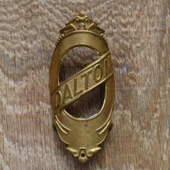 Steuerkopfschild Dalton, 20er Jahre, Originalschild aus Sammlungsbestand 