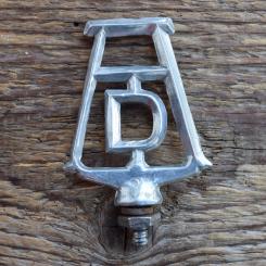 Schutzblechfigur ALBRECHT DÜRER, Alu Druckguss, orig. Altbestand 30-50er Jahre, Zustand siehe Bild 