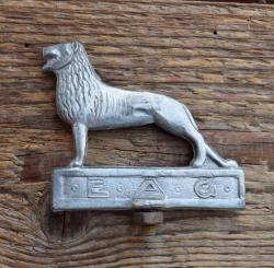 Schutzblechfigur EAG, Alu Druckguss, orig. Altbestand 30-50er Jahre, Zustand siehe Bild 