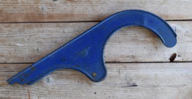 Kettenschutz "HEBIE", Länge c.a. 41 cm, orig. 60er J., unrestaurierter Zustand gem. Bildern 