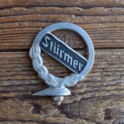 Schutzblechfigur STÜRMER, Alu Druckguss, orig. Altbestand 50er Jahre, Zustand siehe Bild 