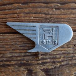 Schutzblechfigur GRITZNER, Alu Druckguss, orig. Altbestand 50er Jahre, Zustand siehe Bild 