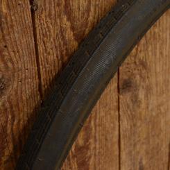 Reifen Fahrrad, ENGLEBERT, 28 x 1 3/8 x 1 5/8 (oder 28 x 1 1/4 x 1  3/4), 50 er J., schwarz, gebraucht gem. Bildern 