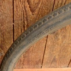 Reifen Fahrrad, T S G, 28 x 1,75, 50er J., schwarz, gebraucht gem. Bildern  