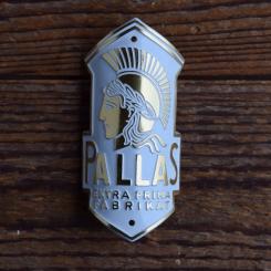 Steuerkopfschild PALLAS, 50er Jahre, Originalschild aus Sammlungsbestand 