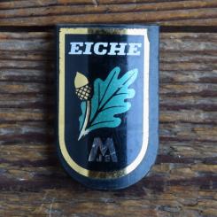 Steuerkopfschild EICHE, 70er Jahre, Originalschild aus Sammlungsbestand, kunststoff 