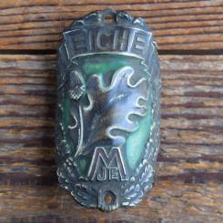 Steuerkopfschild EICHE, 50er Jahre, Originalschild aus Sammlungsbestand 