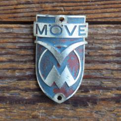 Steuerkopfschild MÖWE, 50er Jahre, Originalschild aus Sammlungsbestand 