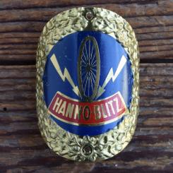 Steuerkopfschild  HANNO-BLITZ, 50er Jahre, Originalschild aus Sammlungsbestand 