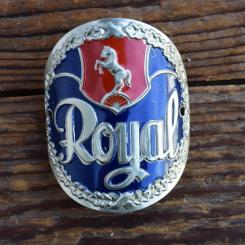 Steuerkopfschild ROYAL, 50er Jahre, Originalschild aus Sammlungsbestand 