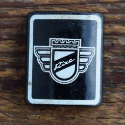 Steuerkopfschild kunststoff RIXE, 70-80er Jahre, Original aus Sammlungsbestand 