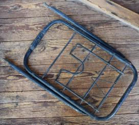 Gepäckträger, 42,5 x 25,5cm, orig. 70er Jahre, unrestaurierter Originalzustand, passend für 26/28er Fahrräder 