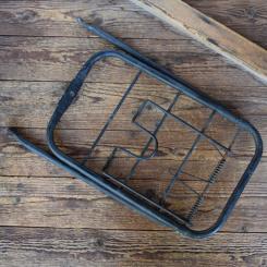 Gepäckträger, 42 x 26,5cm, orig. 80er Jahre, unrestaurierter Originalzustand, passend für 26/28er Fahrräder 