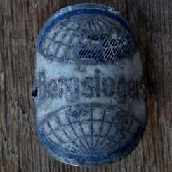 Steuerkopfschild BERGSIEGER, 50er Jahre, Originalschild aus Sammlungsbestand 