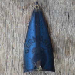 Steuerkopfschild GERMANUS, 20er Jahre, Originalschild aus Sammlungsbestand 