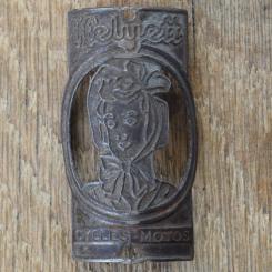 Steuerkopfschild KELYETT, 30er Jahre, Originalschild aus Sammlungsbestand 