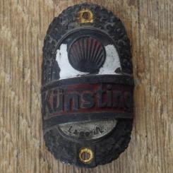 Steuerkopfschild KÜNSTING, 50er Jahre, Originalschild aus Sammlungsbestand 