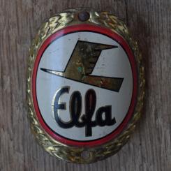 Steuerkopfschild ELFA, 50er Jahre, Originalschild aus Sammlungsbestand 