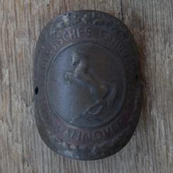 Steuerkopfschild NIEDERSÄCHSISCHES FAHRRADWERK, 50er Jahre, Originalschild aus Sammlungsbestand 