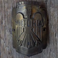 Steuerkopfschild VICTORIA, 50er Jahre, Originalschild aus Sammlungsbestand 