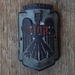 Steuerkopfschild VICTORIA, 50er Jahre, Originalschild aus Sammlungsbestand 