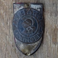 Steuerkopfschild PATRIA WKC, 50er Jahre, Originalschild aus Sammlungsbestand 