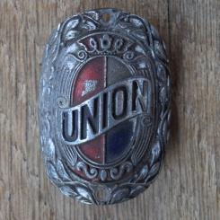 Steuerkopfschild UNION, 50er Jahre, Originalschild aus Sammlungsbestand 