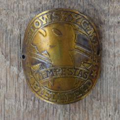 Steuerkopfschild TEMPESTAS SELOWSKY G.M.B.H, 30er Jahre, Originalschild aus Sammlungsbestand 